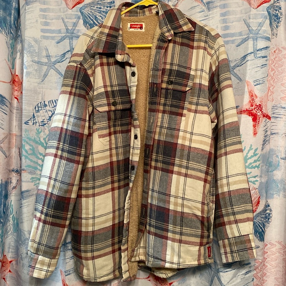 Wrangler Quilted Fleece Lined Winter Flannel